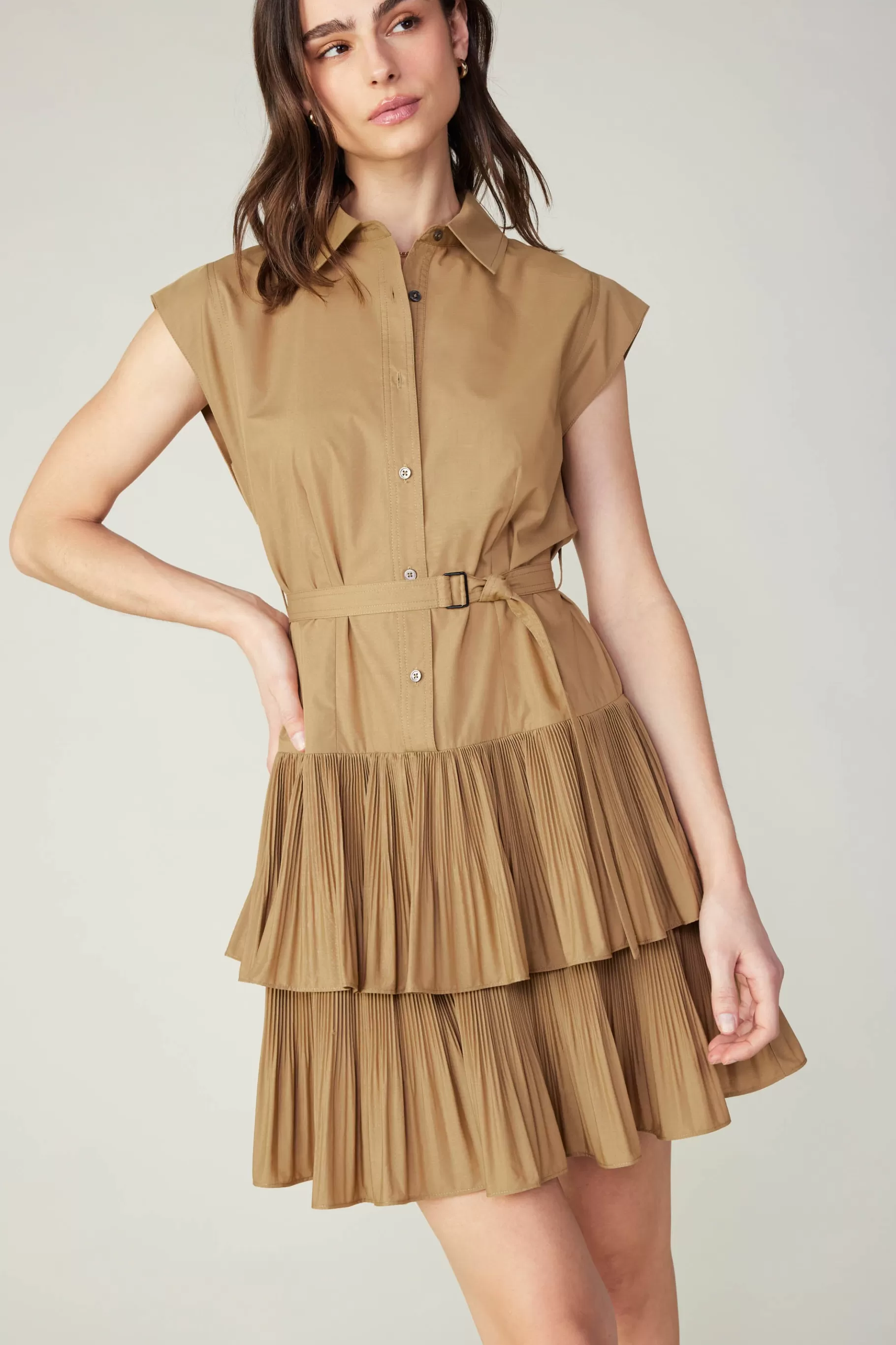 Current Air Mini Dresses>Berlin Mini Dress LATTE