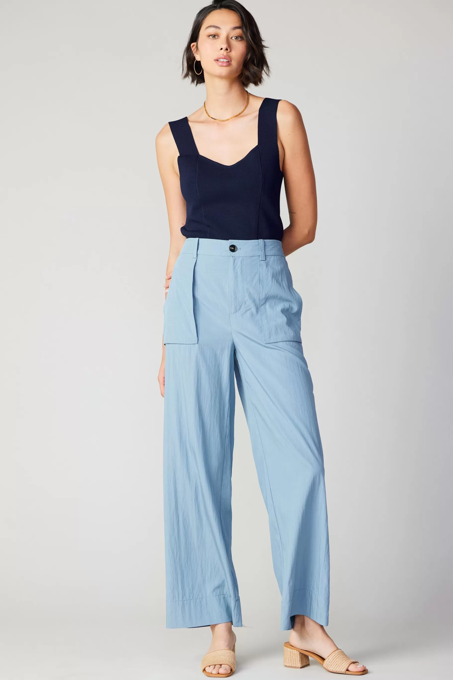 Current Air Pants>Pocket Cargo Pants SKYBLUE